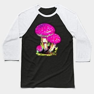 Mushrooms Baseball T-Shirt